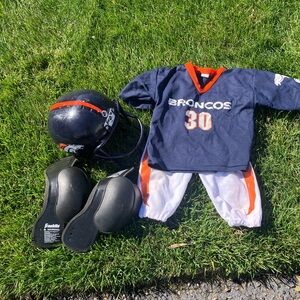 Denver broncos /Franklin Navy and Orange Sports Jersey